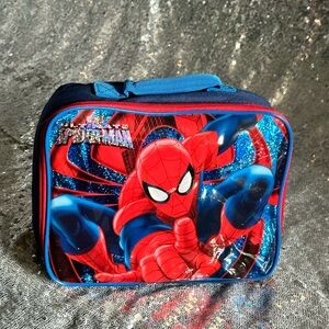 Spider-Man Lunch Bag with Blue and Red Design